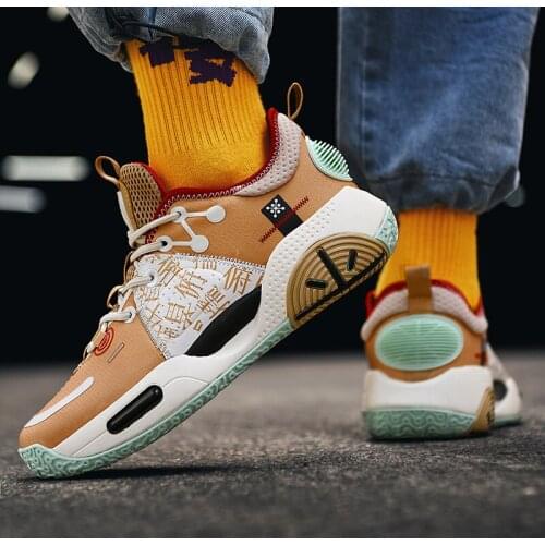 2021 Fashion Basketball Shoes Low Cut Men Shoes Sneakers Breathable Durable Cushioning Sport Shoes Tenis Masculino Basketball