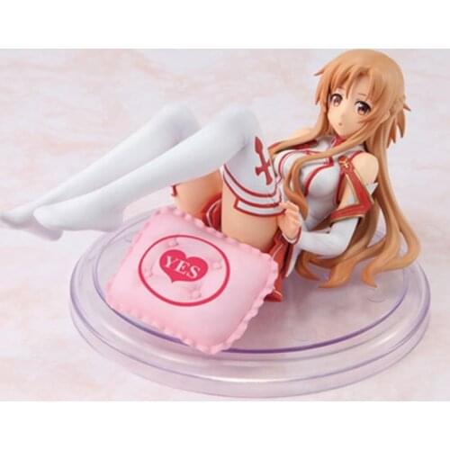 Anime Sword Art Online Yuuki Asuna New Wife Everytime Say Yes Ver. Sexy Girls PVC Action Figure Model Toys