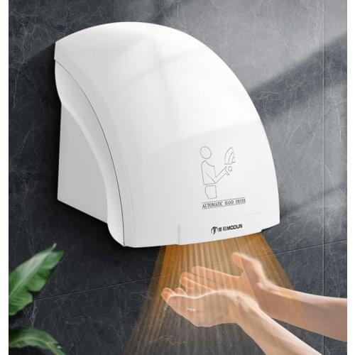 Automatic infrared induction cold and heat adjustable strong power intimate durable toilet hand drying machine J05