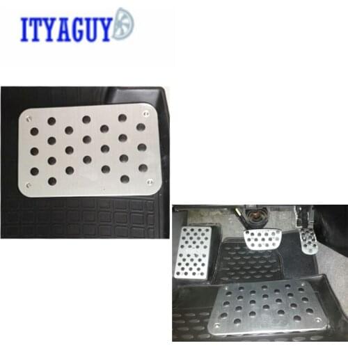 Loop pedal Stainless steel car pedal pads fit for Hyundai Toyota Jeep BMW Audi foot pedal universal car pedal