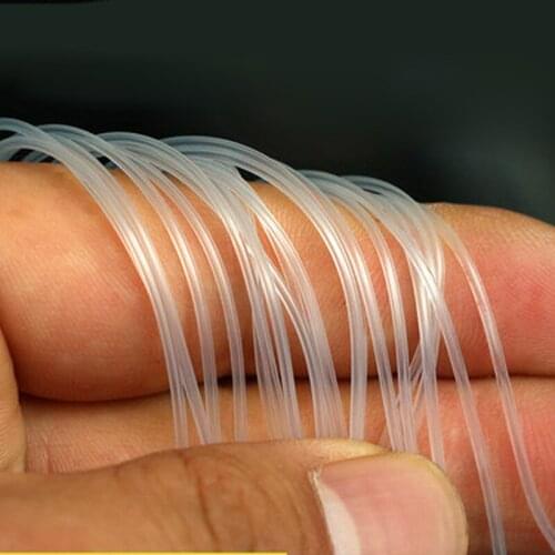 5M Length Transparent Silicone tube Food Grade Tasteless hose 0.3mm 0.5mm 0.8mm 1mm Thin
