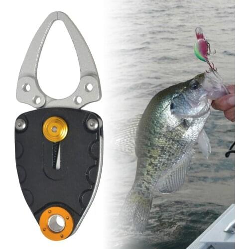 Fish Holder Outdoor Fish Lip Gripper Mini Portable Fishing Grabber for Saltwater