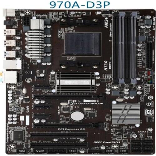 For GIGABYTE used Motherboard GA-970A-D3P Desktop Motherboard AMD 970 990FX 890G
