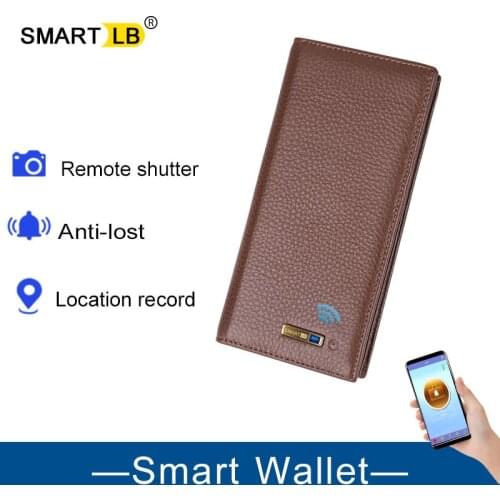Smart LB men wallets Genuine leather Wallet Coin Pocket Long Purse Passport Cover For Men Card Holder Purse Clutch Wallets