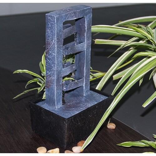 Tabletop Water Fountain Ornaments Stress Reliever Reliever Home Office Bedroom Decoration Tabletop Waterfall Arts