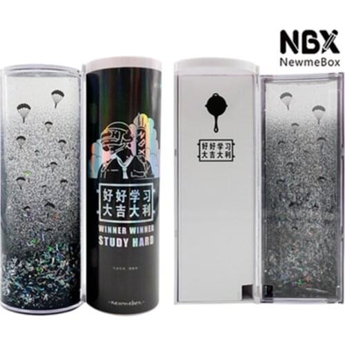 NBX newmebox Chinas most popular pen box creative school pencil cases with calculator glasses stationery.Students to use Black