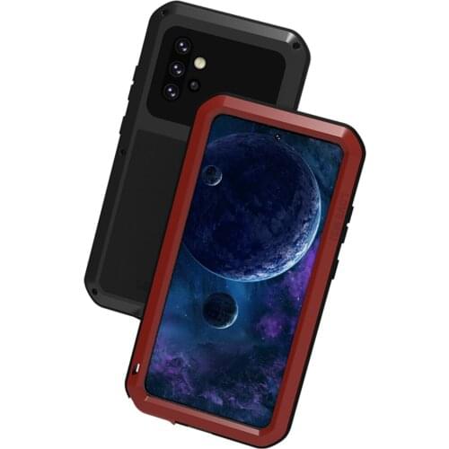 Original LOVE MEI For Samsung Galaxy A52 Metal Armor Shock Dirt Proof Water Phone Case For Samsung A52 Powerful Case