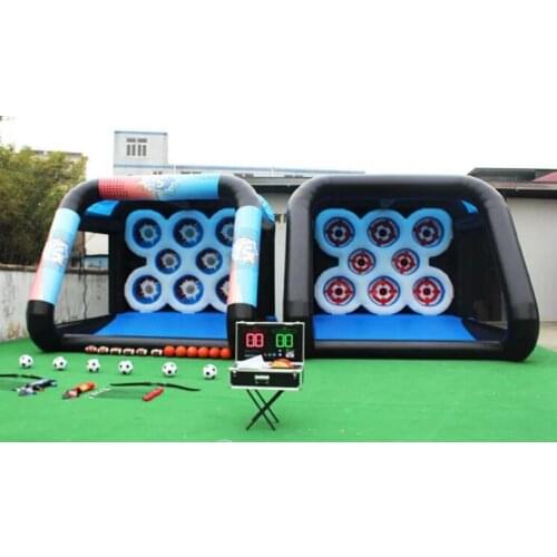 Lighting inflatable IPS arena Interactive Inflatable Shooting Games Combi Sport Arena With IPS System for sale