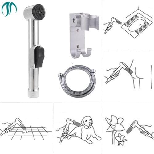 Portable Bided Handheld Bidet Sprayer Travel Hand Spray Shower Jet Spray Toilet Handheld Bath Grifo Para Bidet Gun Bidet Faucet