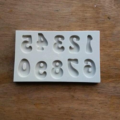 Interesting numbers Silicone Cake Mold Cake Decoration Fondant Chocolate Cake Mold 3D Food Grade Silicone Mold SQ1767