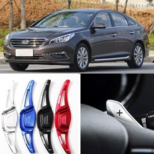 Car Accessories Aluminum Steering Paddle Shifter Extension For Hyundai Sonata 10-15 Car-styling