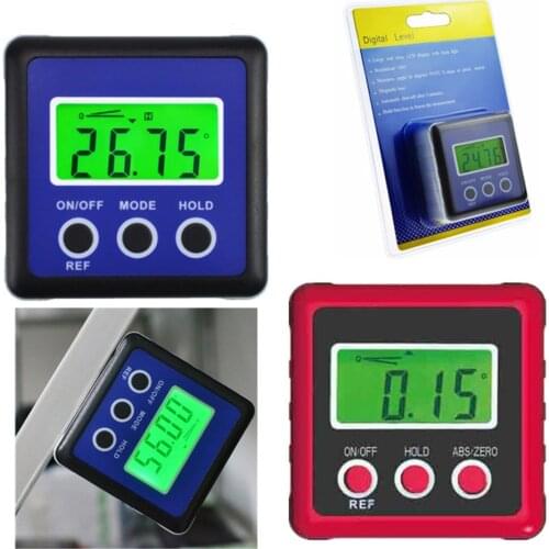 Digital protractor angle meter ruler Level Gauge Magnetic Base plastic digital inclinometer magnet level Gauge Level Table Saw