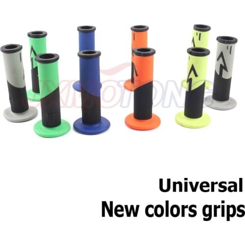 Universal 22mm Handle Bar 7/8" Motorcycle Handle Grips Rubber Moto GP handlebar GRIPS FOR KLX YZF SX CRF
