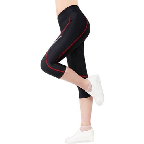 Women Girls Cycling Wear Cycling Clothes Sportswear Custom Womens Cycling Tights 3/4 Pants Bicycle Gel 4D Coolmax Padded