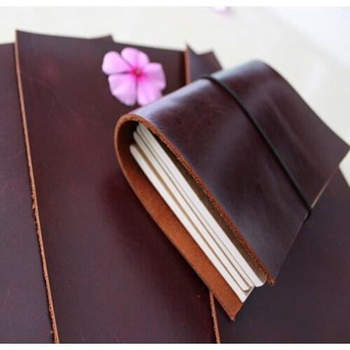 Vintage Oiled glossy Wine Genuine Cow Skin Leather Fabric for Dairy/DIY/Handbag ,1.8-2.0mm,Free Shipping