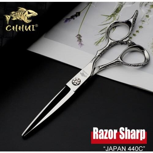 Japan 440c Steel 6.0 Inch Hair Scissors Professional High Quality Hairdressing Haircut Cutting Barber Scissors Tool Salon Shears