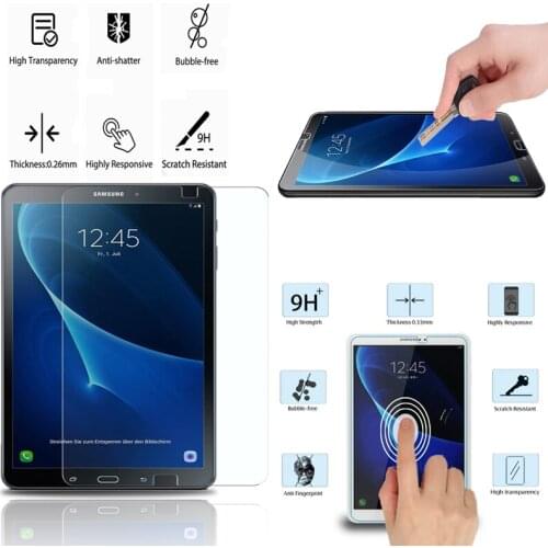 Tempered Glass Screen for Samsung Galaxy Tab A A6 10.1 (2016) T580 T585 Water-proof Tempered Glass HD Tablet Screen Film