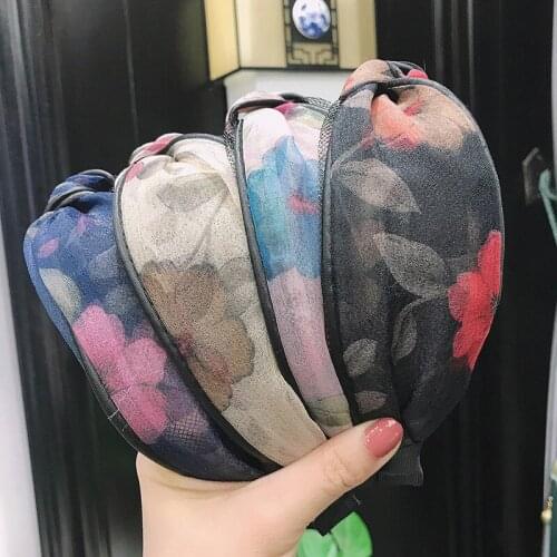 Women Hair Hoop Fashion New Wide Brand Vintage Dot Girl Hair Bands Casual Headband Hair Accessories Cute Lady Headwear