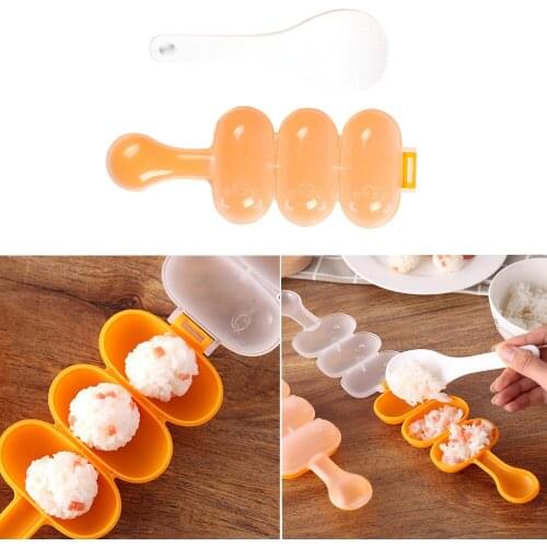 1PC Creativity Rice Ball Molds Sushi Mold Maker DIY Sushi Maker Onigiri Rice Mold Kitchen Sushi Making Tool Lunch Box Accessorie