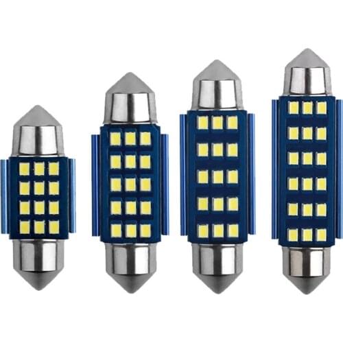 2X CANBUS C5W Festoon 12V-24V Car LED New 2016 Blub 31mm 36mm 39mm 41mm Car Interior Dome Lamp License Plate Reading Light White