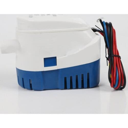 1100GPH Automatic Boat Bilge Pump 12V/24V DC Submersible Electric Water Pump Small with Float Switch Boat Marine Bait Tank Fish