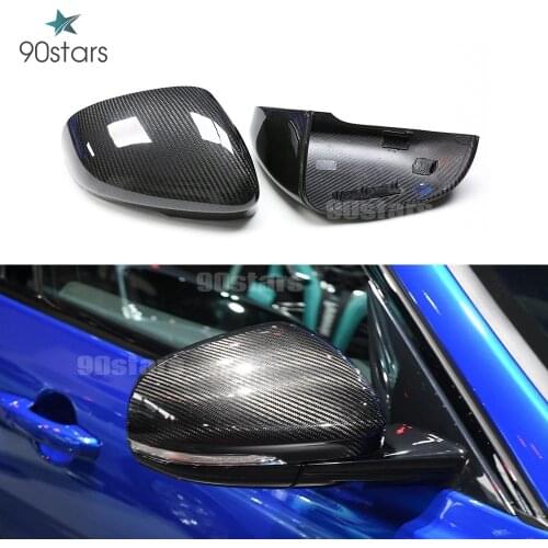 Car Exterior Decoration RearView Mirror Carbon fiber Protection Housing For Jaguar F-pace XE XF F-type XEL XFL Car Styling