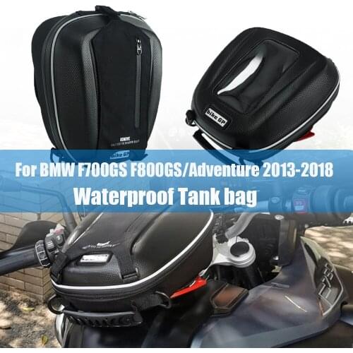 For BMW F700GS F800GS Adventure 2013-2018 Motorcycle Oil Fuel Tank Bags with Tank Ring Toolkit Bag Fuel Filler Casing Special