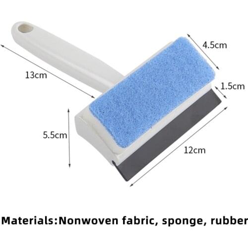 Double-sided Window Glass Cleaning Brush Spray Wiper Cleaner Washing Scraper