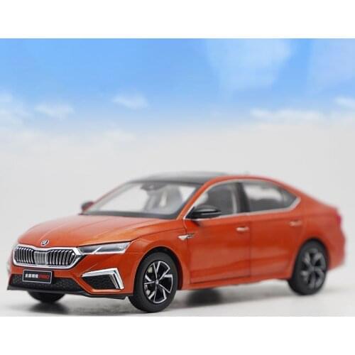 Diecast 1:18 SAIC Skoda PRO Model 2021 Alloy Simulation Car Model Adult Collection Souvenir Ornaments Display Gift Toy Show