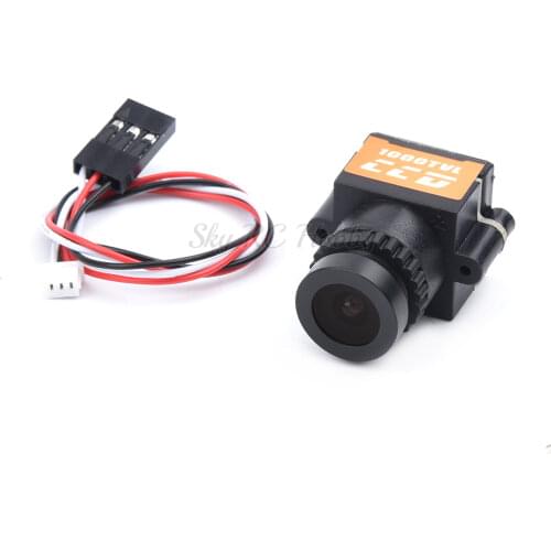 Mini 1000TVL 1/3 CCD 110 Degree 2.8mm Lens FPV Camera NTSC PAL Switchable For FPV Camera Drone Quadcopter High Resolution