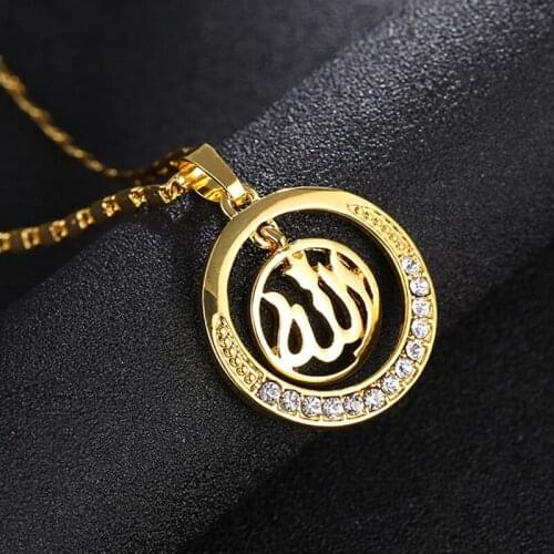 Muslim Women Necklace Islam Allah Pendant Necklace Jewelry