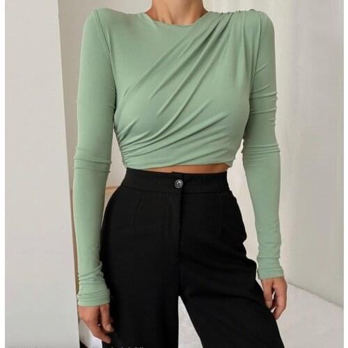 PALINDA Short Sleeve Blouses