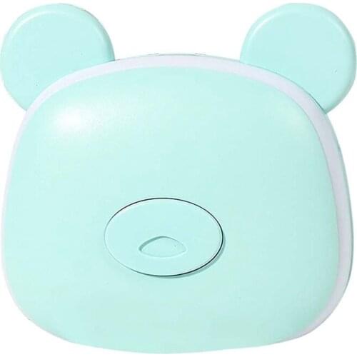 Portable Cosmetic LED Makeup Mirror Light Hand Warmer USB Charging Electric Heater Folding Beauty Mirror