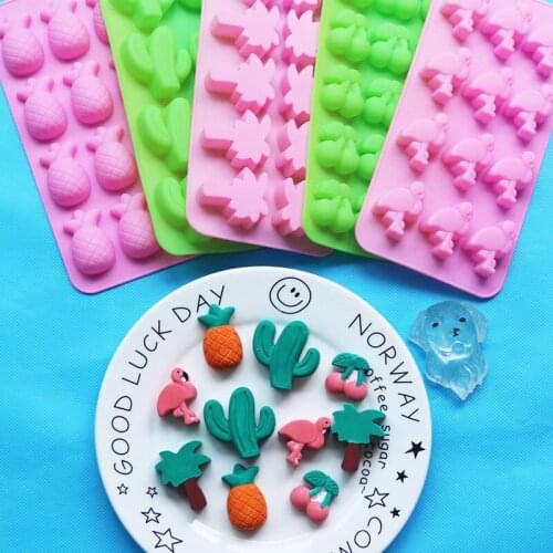Silicone Chocolate Mold Cartoon Cute Household Pudding Horseshoe Cake White Jelly Chocolate Mold