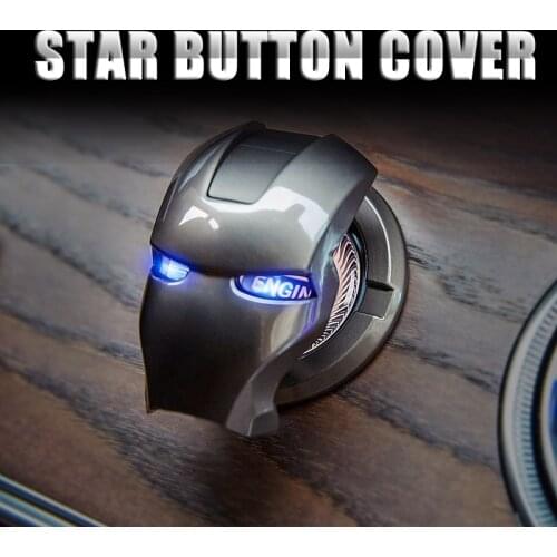 General Car Interior Engine Ignition Start Stop Protection Cover Metal Decoration PasteMetal Modification Key Paste