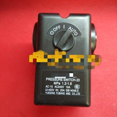 1pc Air Pressure Automatic Switch 12-16KG1.6MPA Air Pressure Switch Pressure Controller Air Compressor Accessories Switch