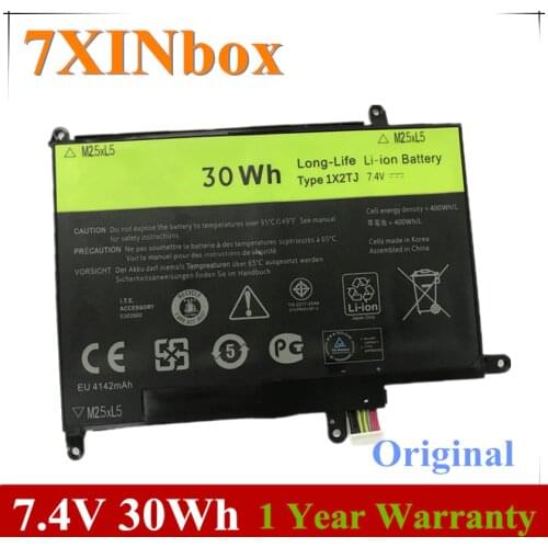 7XINbox 7.4V 30wh Original 1X2TJ Laptop Battery For DELL Latitude ST ST-LST01 06TYC2 Tablet