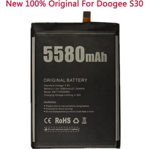 2021 years 100% New Original for DOOGEE S30 BAT17S305580 Replacement 5580mAh Parts backup battery for DOOGEE S30 Smart Phone