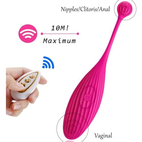 Wireless Remote Control Vibrator for Women Vibrating Sex Toy Femme Clit G-spot Stimulator Adult Sex Toys for Women
