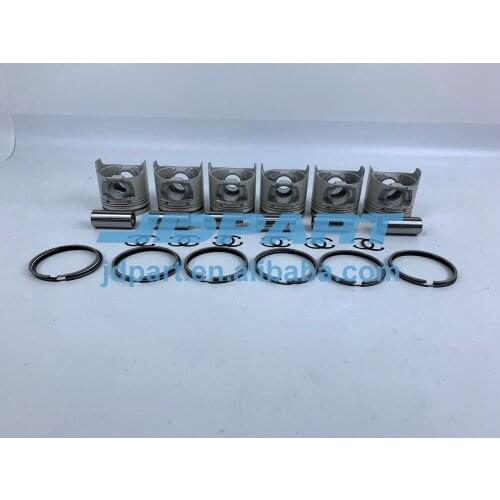 C6.4 Cylinder Piston Set With Piston Rings For Caterpillar 320D Excavator