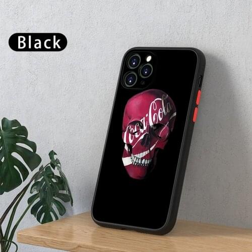 For IPhone X Transparent material phone case iPhone 12 11 Pro MAX 8 7 Plus X XS XR 12mini Famous cola beverage brand Phone Case