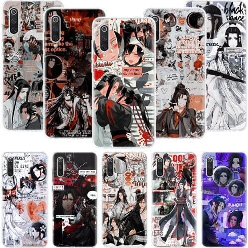 Mo Dao Zu Shi MDZS Manga Phone Case For Xiaomi Mi Note 10 11 9 8 10T 9T CC9 A1 A2 A3 5X 6X Pocophone F1 X3 F2 Pro Lite Coque Cov