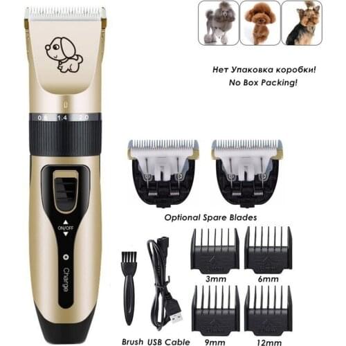 Electrical Pet Clipper Professional Grooming Kit Rechargeable Pet Cat Dog Hair Trimmer Shaver Set Animals Hair Cutting Machine
