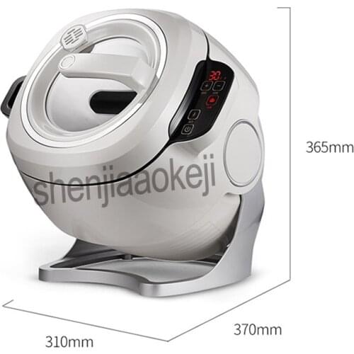 220V Non-stick Multif Cooker Pot Intelligent Automatic Stir Frying Machine 6L Household & Commercial Electric Cooking Wok Pot