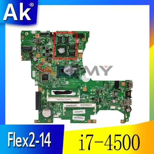 Flex2-14 I7- 4510 i7-4500 i7-4600 DIS N15V 2G notebook motherboard.FRU 5B20G36229 5B20G36396 5B20G36403 5B20G36292