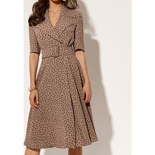 Haoduoyi Summer Polka Dot Dresses