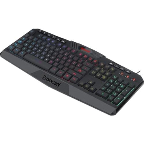 Redragon K503 PC Gaming Keyboard,RGB LED Backlit with Marco Keys ,Silent USB WiredKeyboard for Windows PC Games