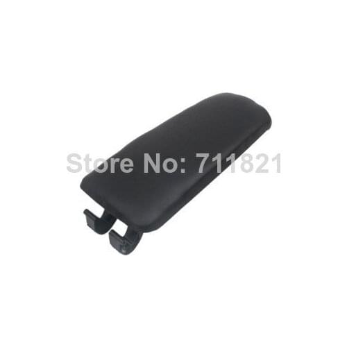Armrest Cover Lid Black Leatherette For Audi A4 B6