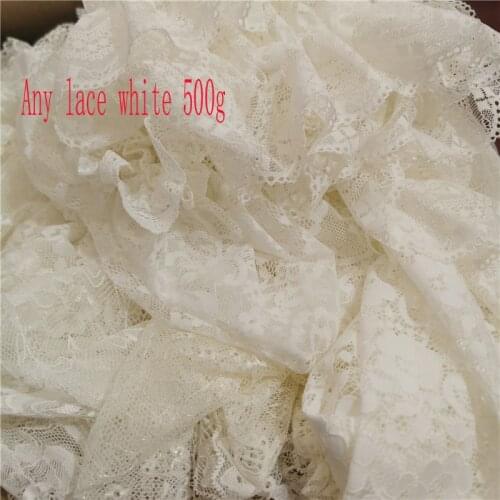 Any style 500g white lace inventory processing for womens underwear dress decoration