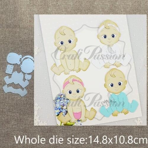 New Design Craft Metal stencil mold Cutting Dies cute baby decoration scrapbook die cuts Album Paper Card Craft Embossing